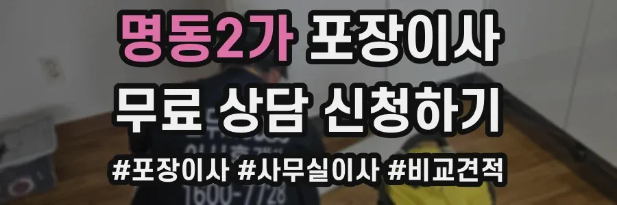 명동2가 포장이사