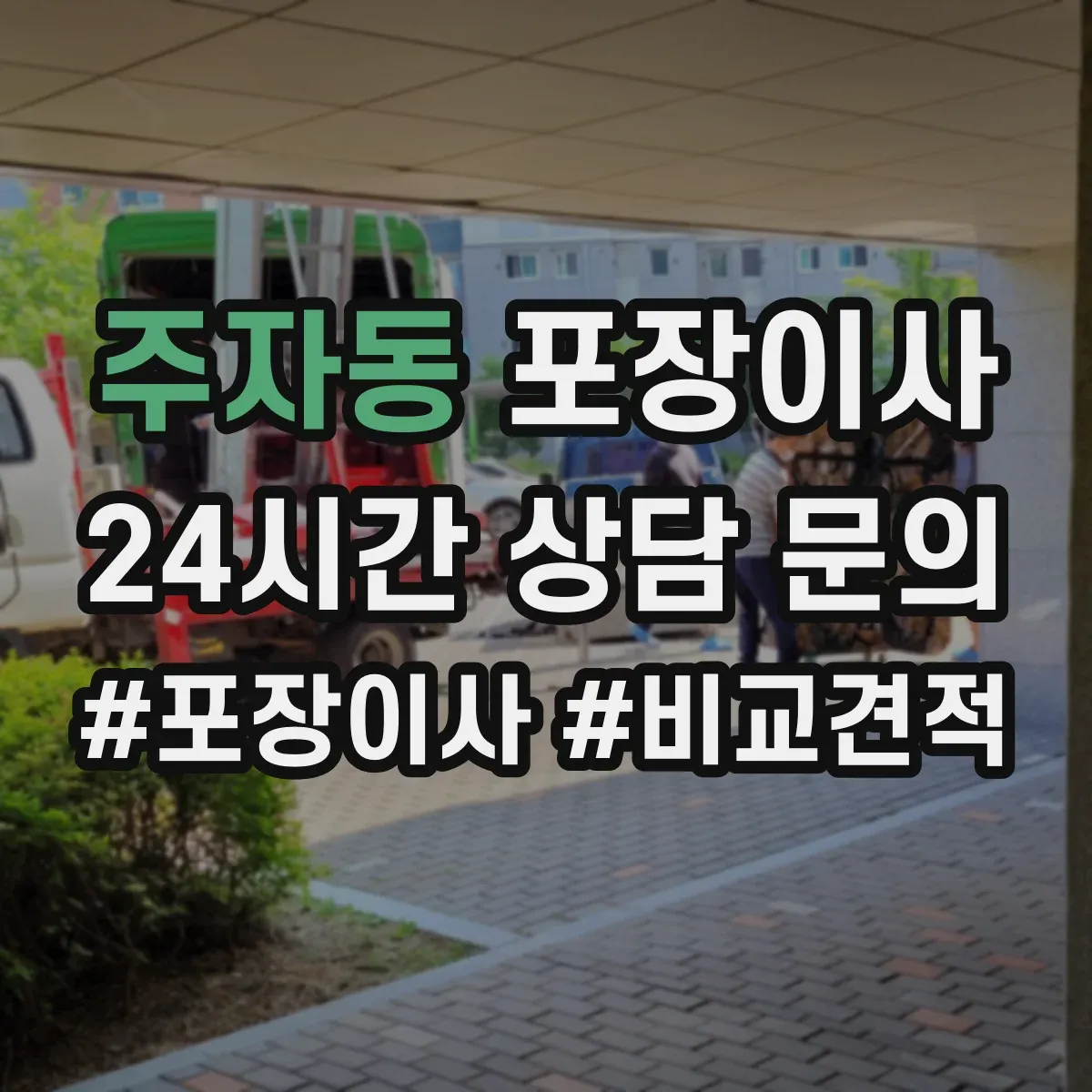 주자동 포장이사
