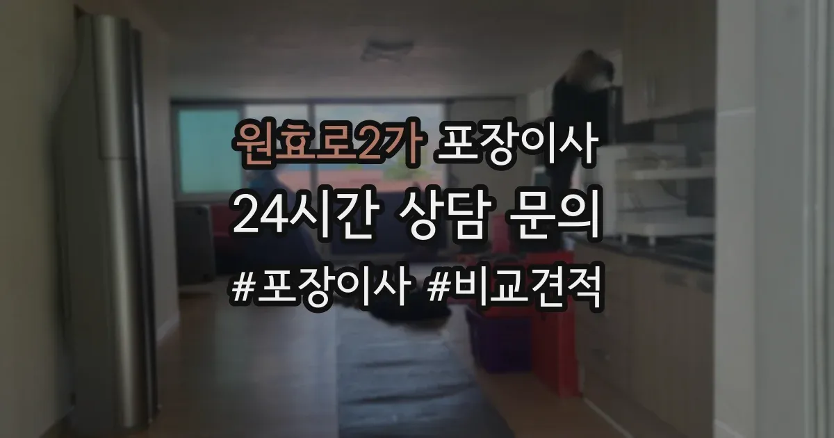 원효로2가 포장이사