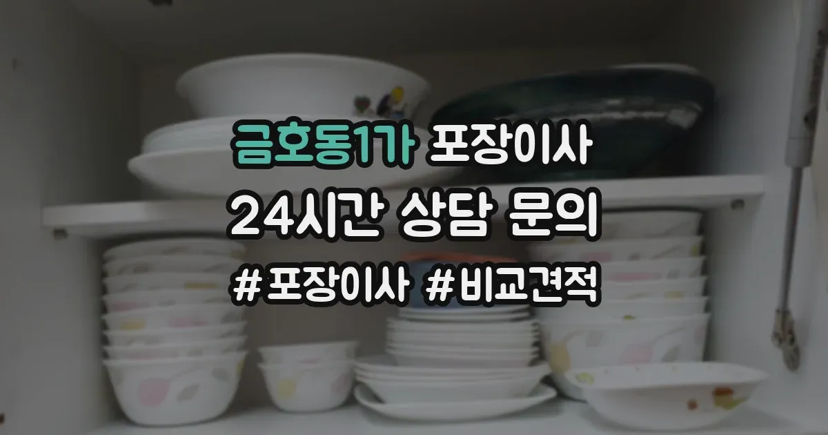 금호동1가 포장이사