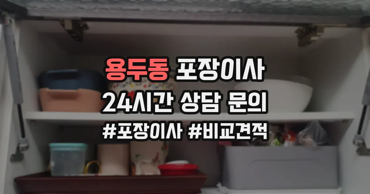 용두동 포장이사