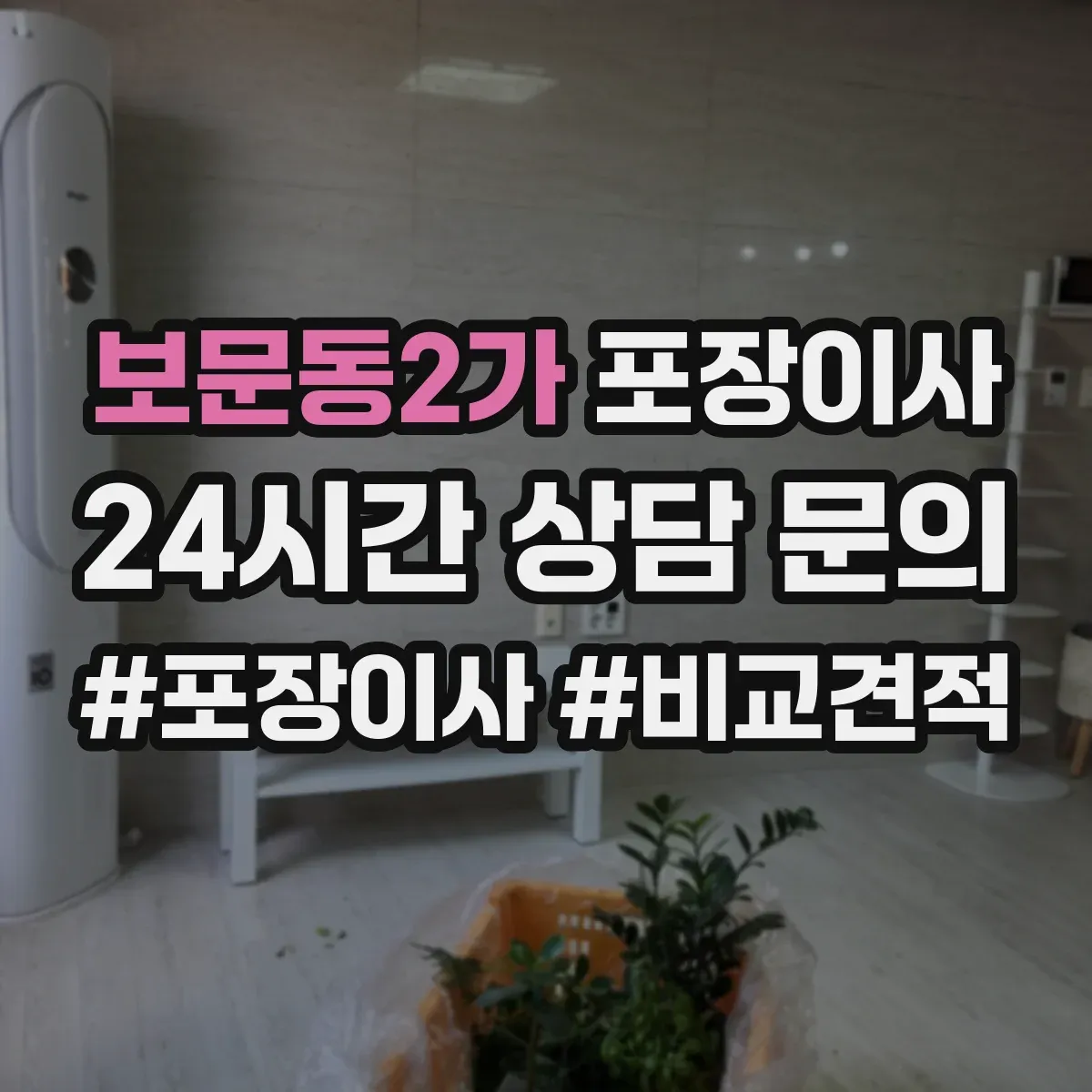 보문동2가 포장이사