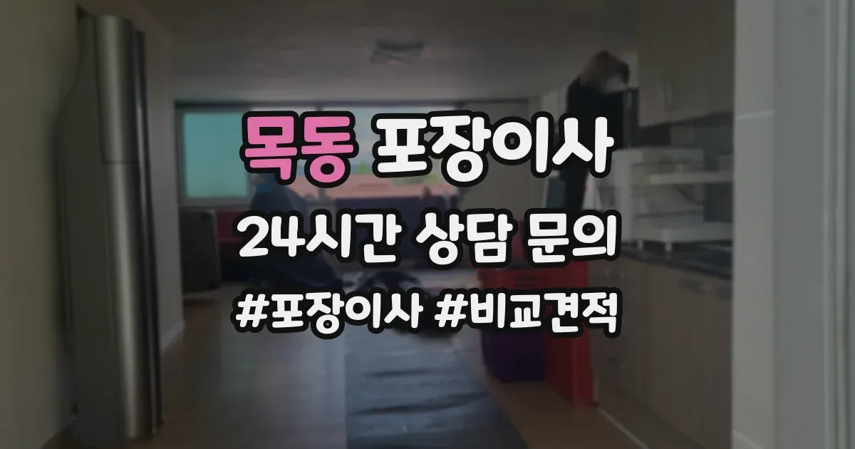 목동 포장이사