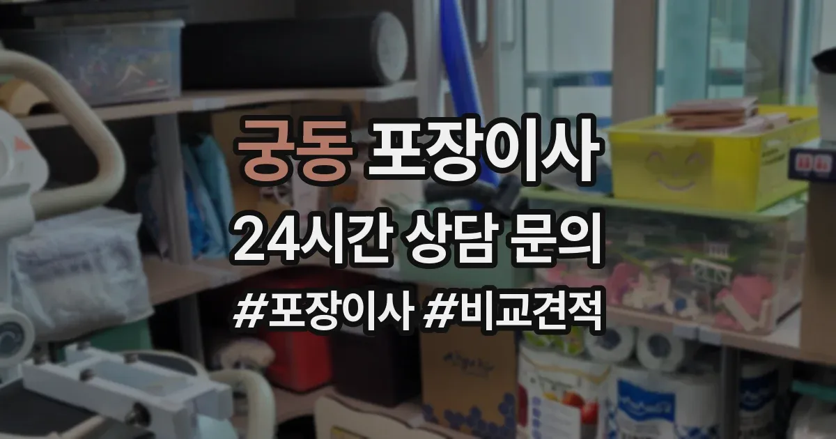 궁동 포장이사