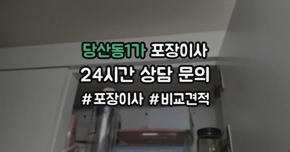 당산동1가 포장이사