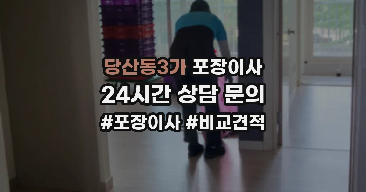 당산동3가 포장이사