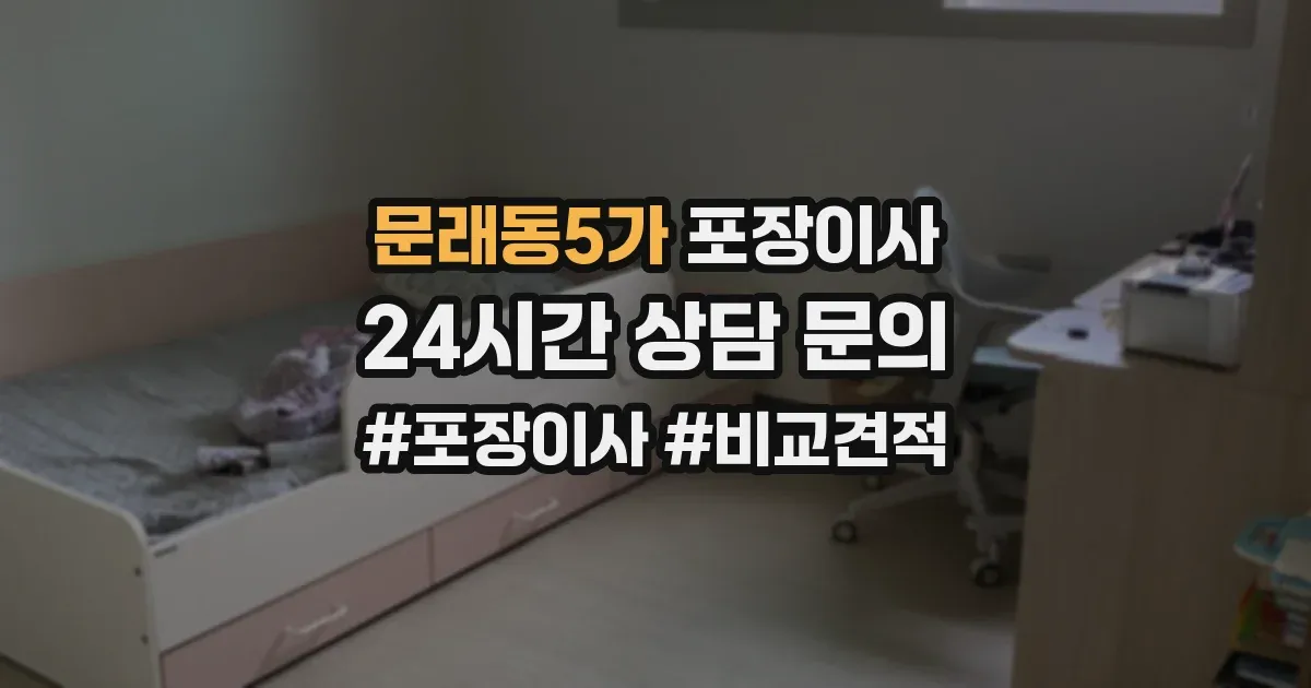 문래동5가 포장이사