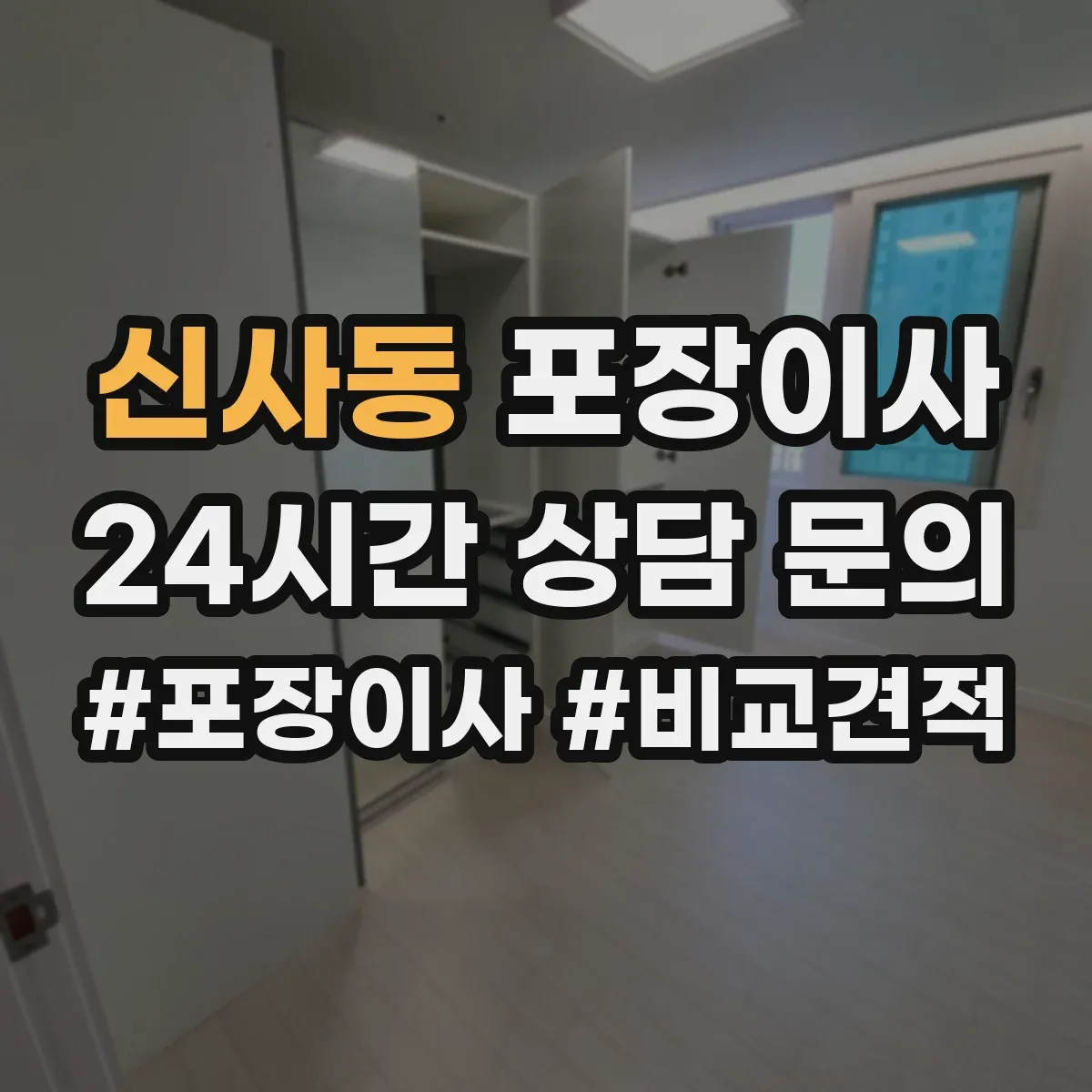 신사동 포장이사