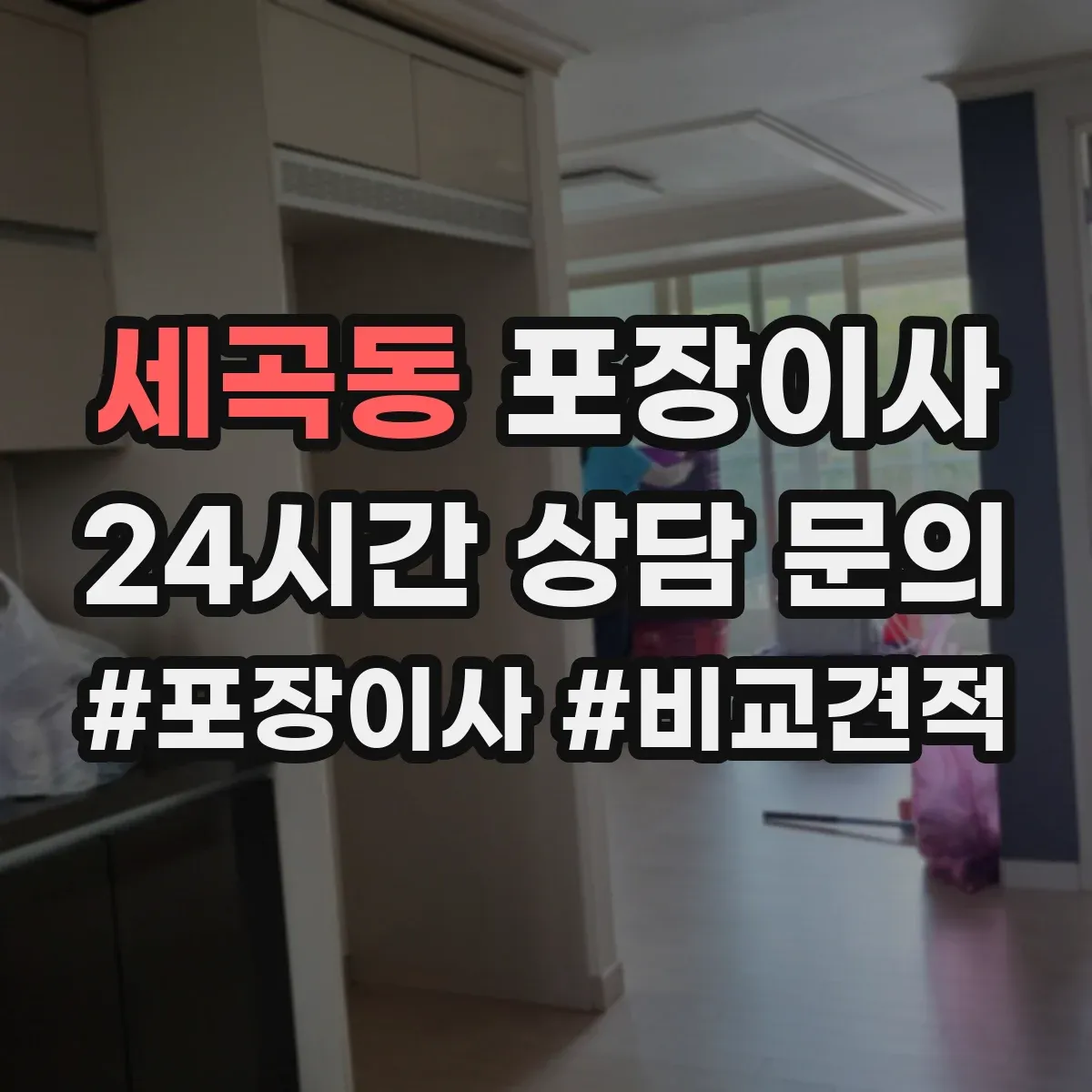 세곡동 포장이사