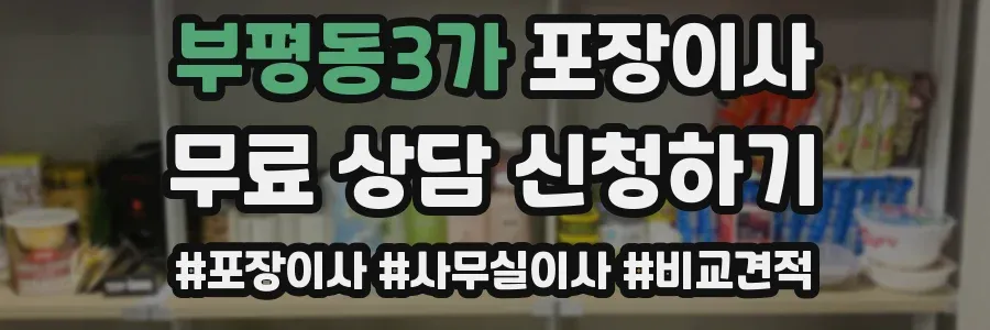 부평동3가 포장이사