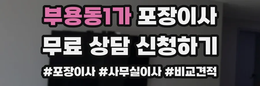 부용동1가 포장이사
