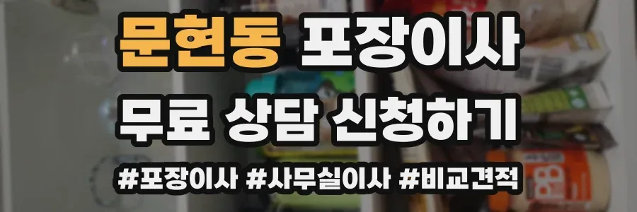 문현동 포장이사