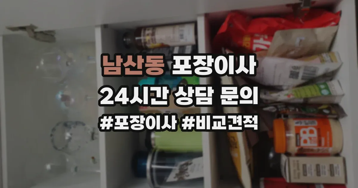남산동 포장이사