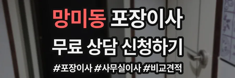 망미동 포장이사