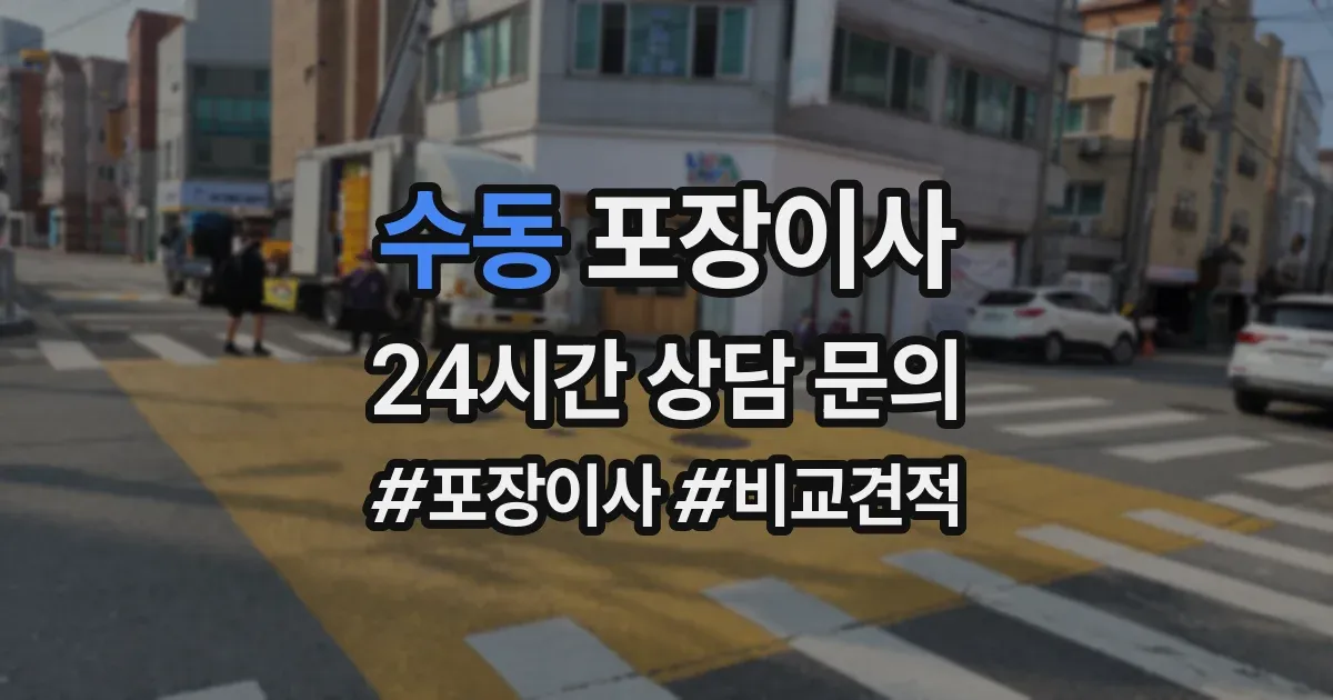 수동 포장이사