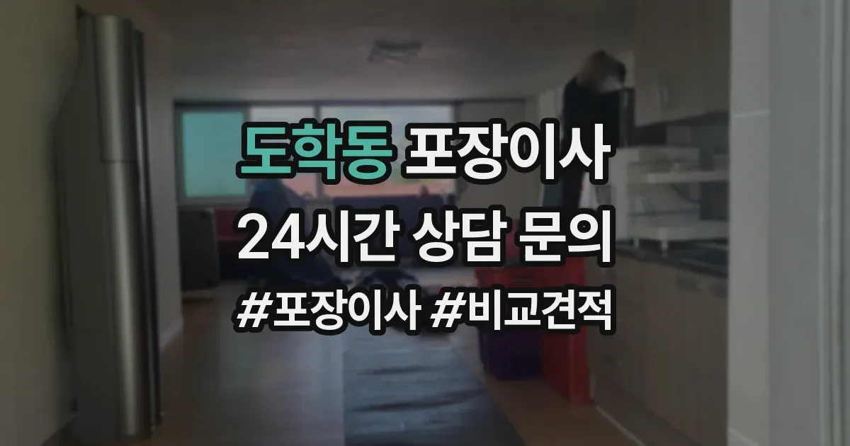도학동 포장이사