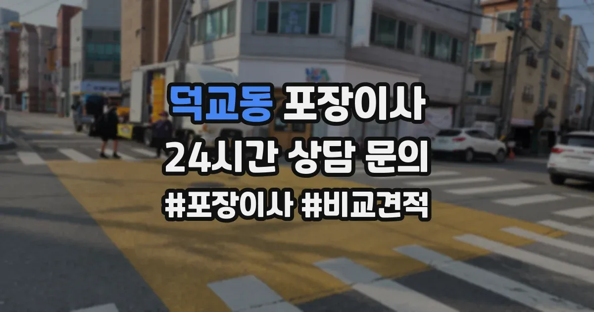 덕교동 포장이사