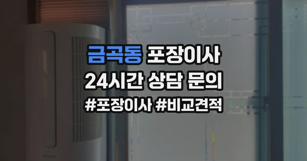 금곡동 포장이사