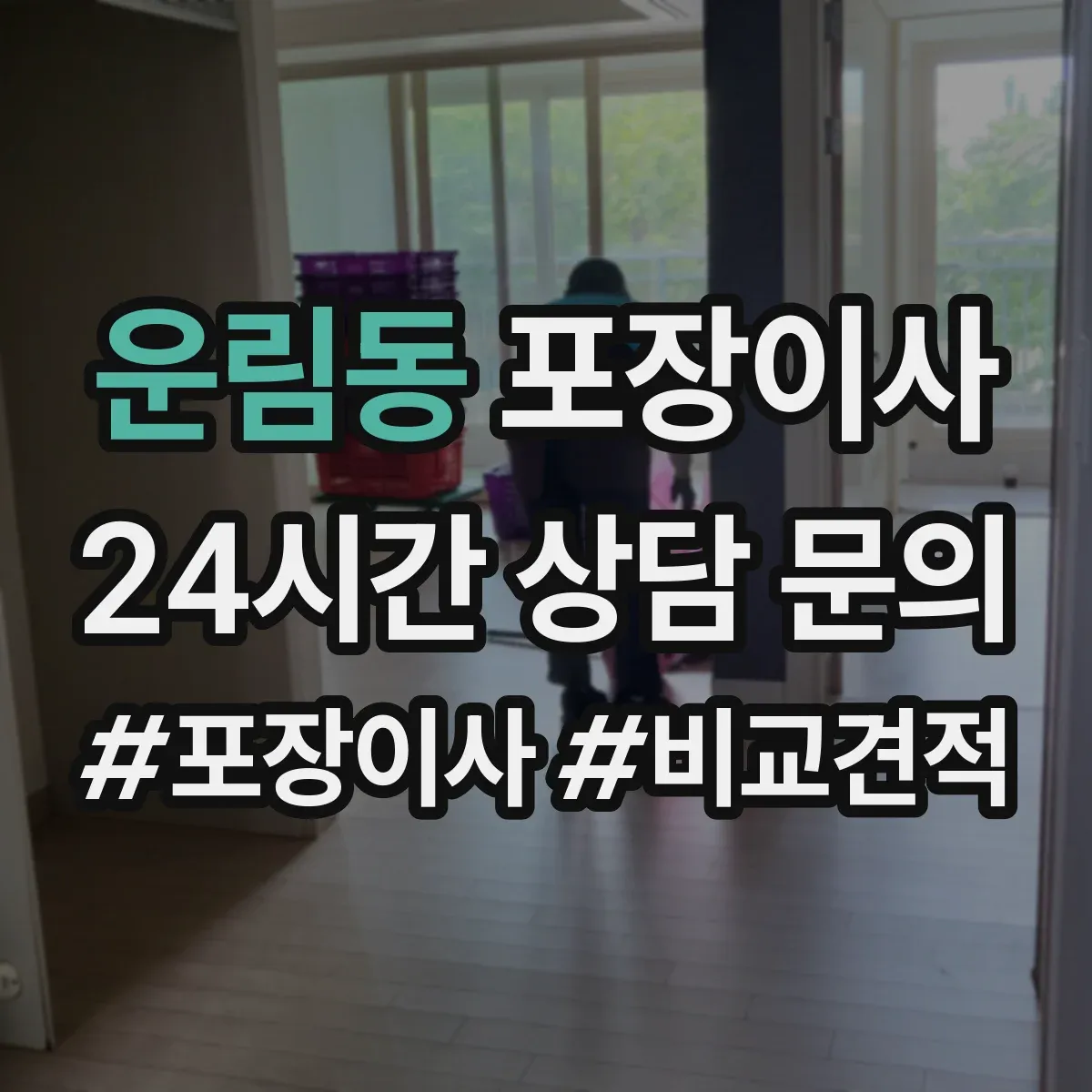 운림동 포장이사