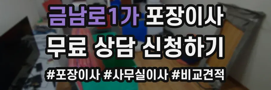 금남로1가 포장이사