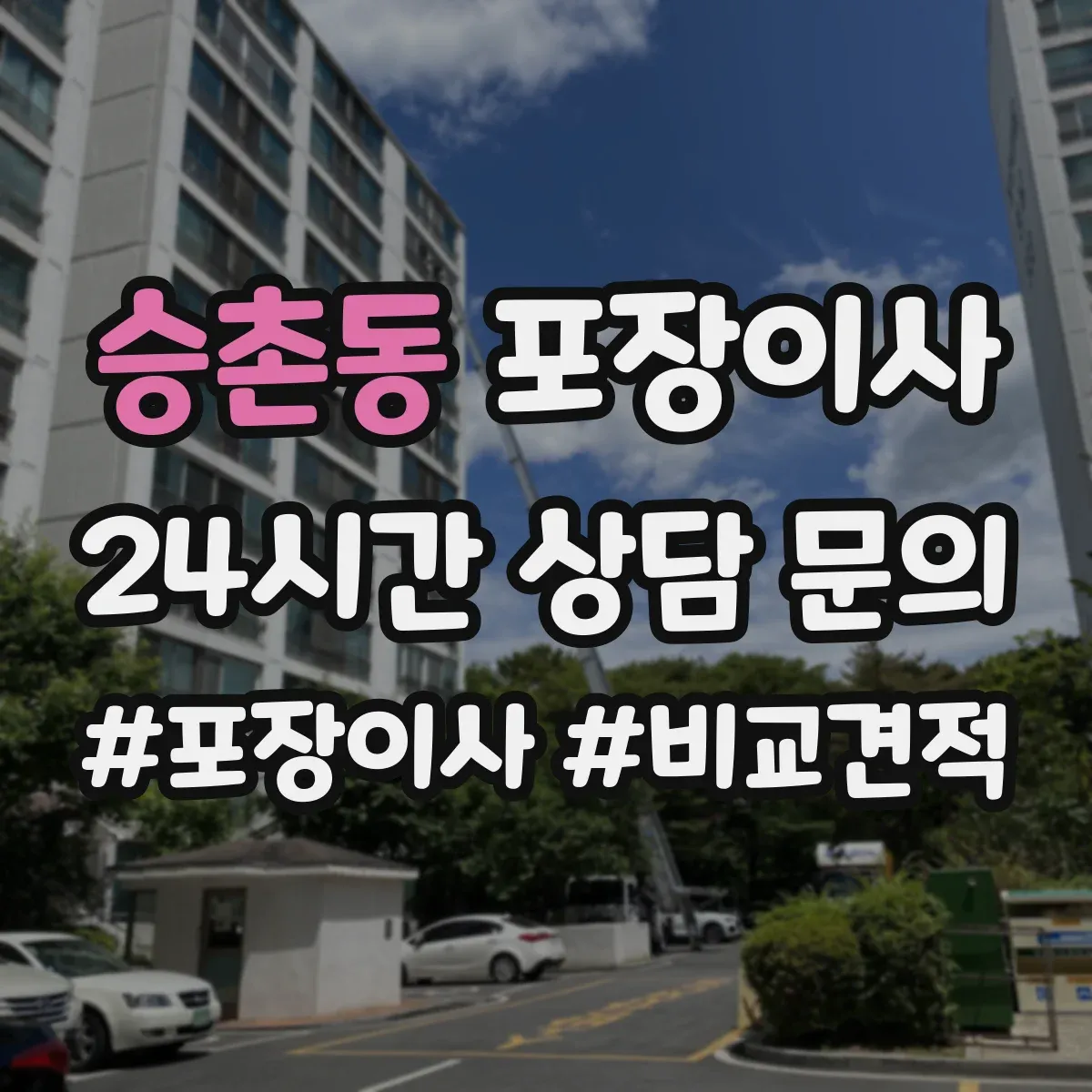 승촌동 포장이사