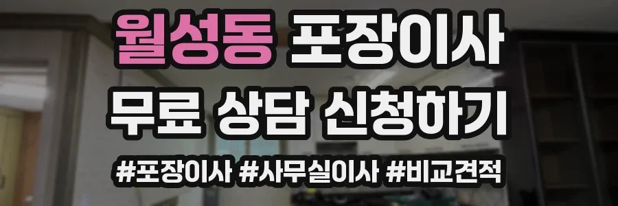 월성동 포장이사
