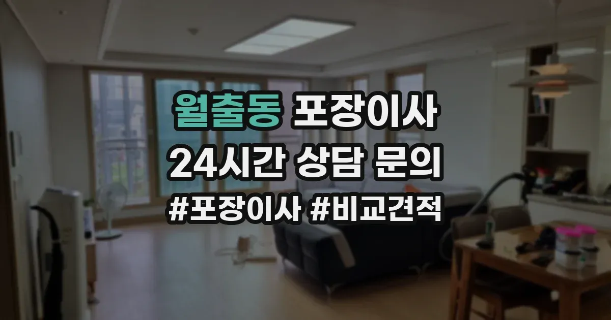월출동 포장이사