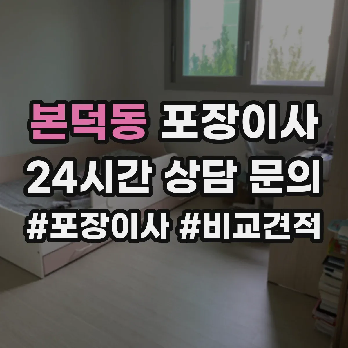 본덕동 포장이사
