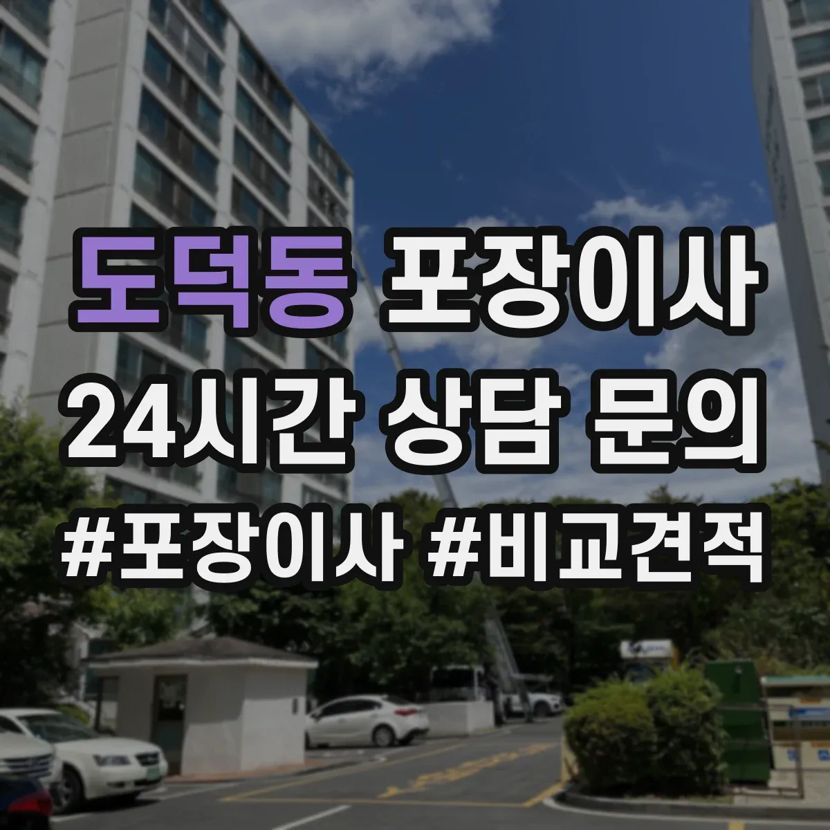 도덕동 포장이사