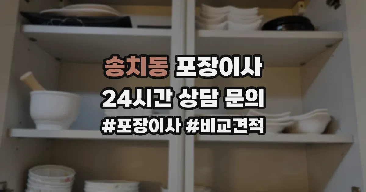 송치동 포장이사