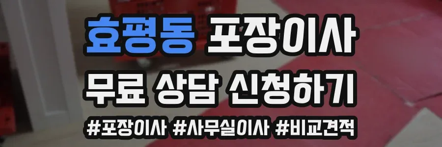 효평동 포장이사