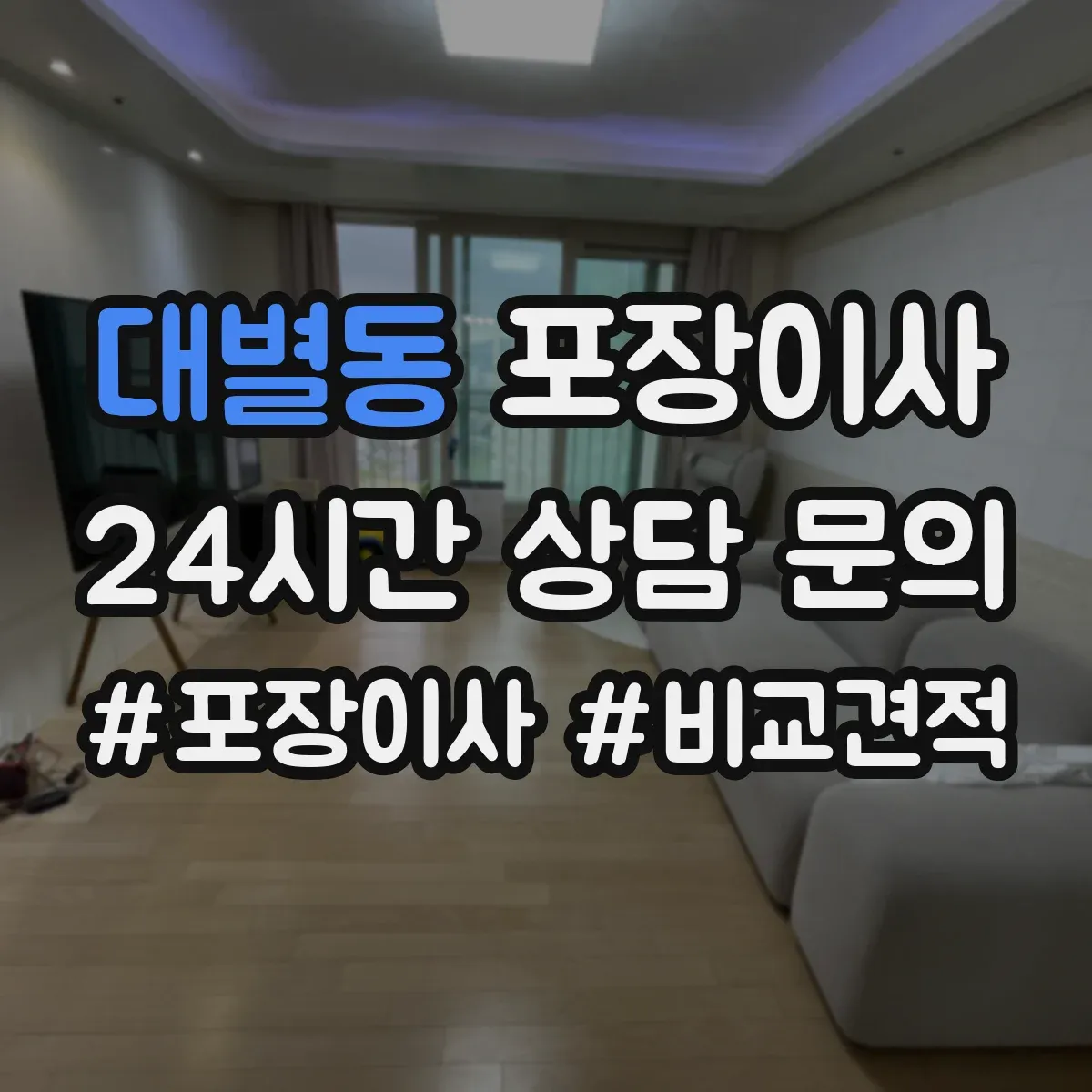 대별동 포장이사