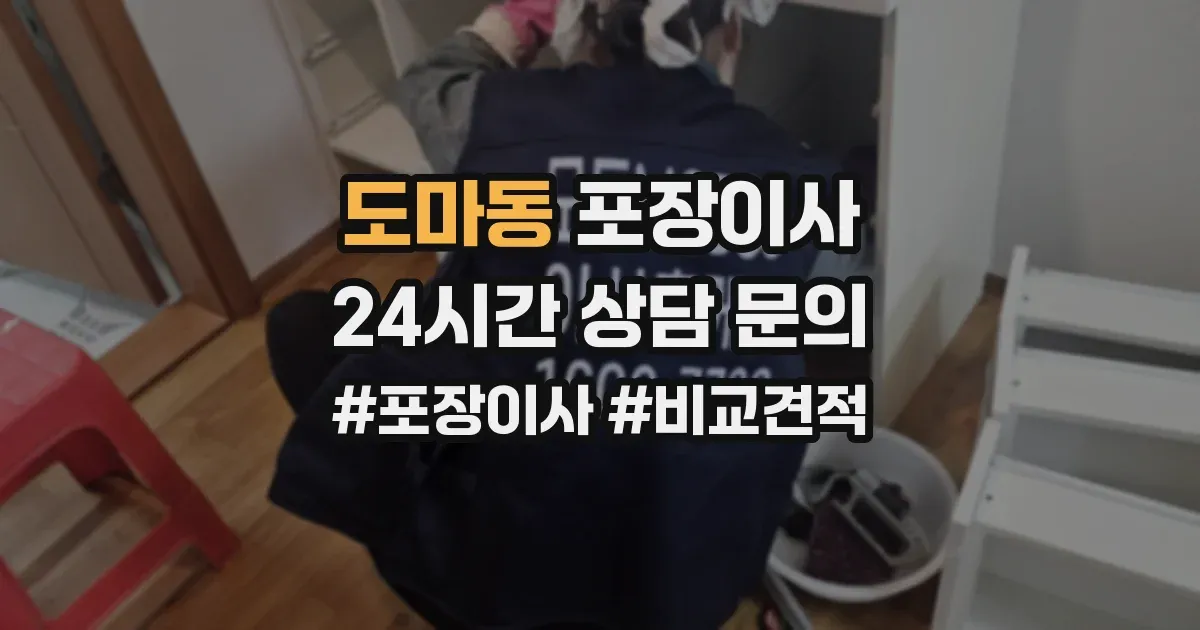 도마동 포장이사