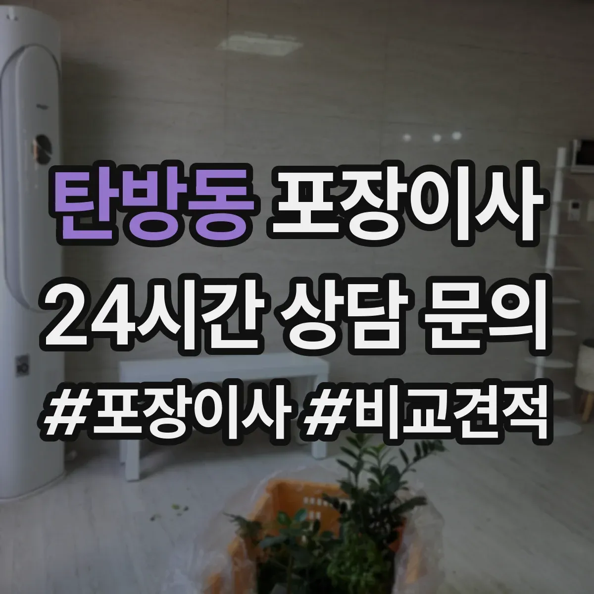 탄방동 포장이사