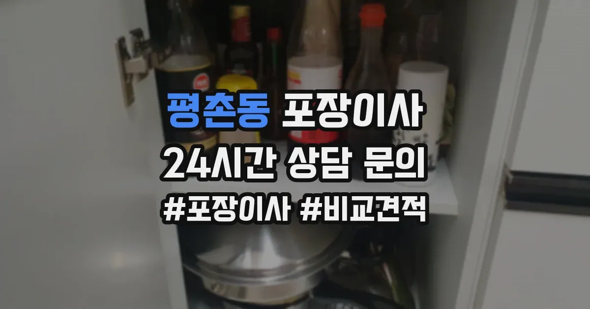 평촌동 포장이사