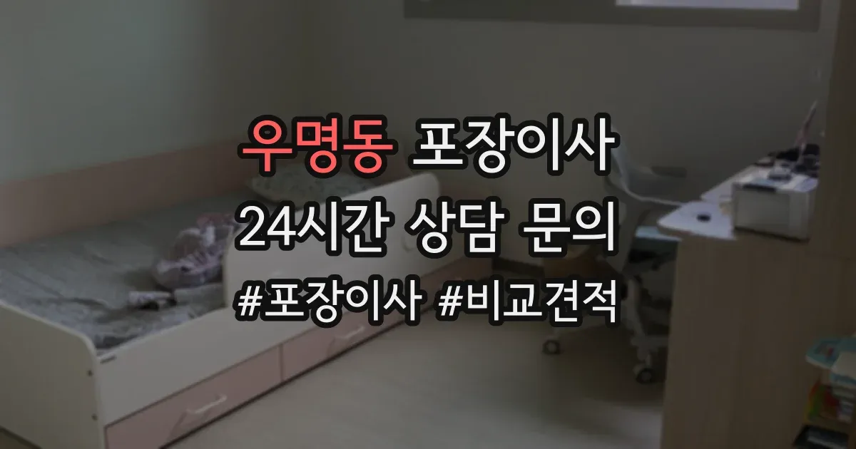 우명동 포장이사
