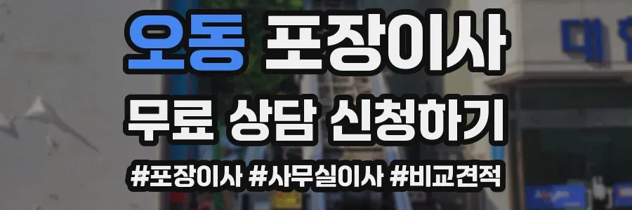오동 포장이사