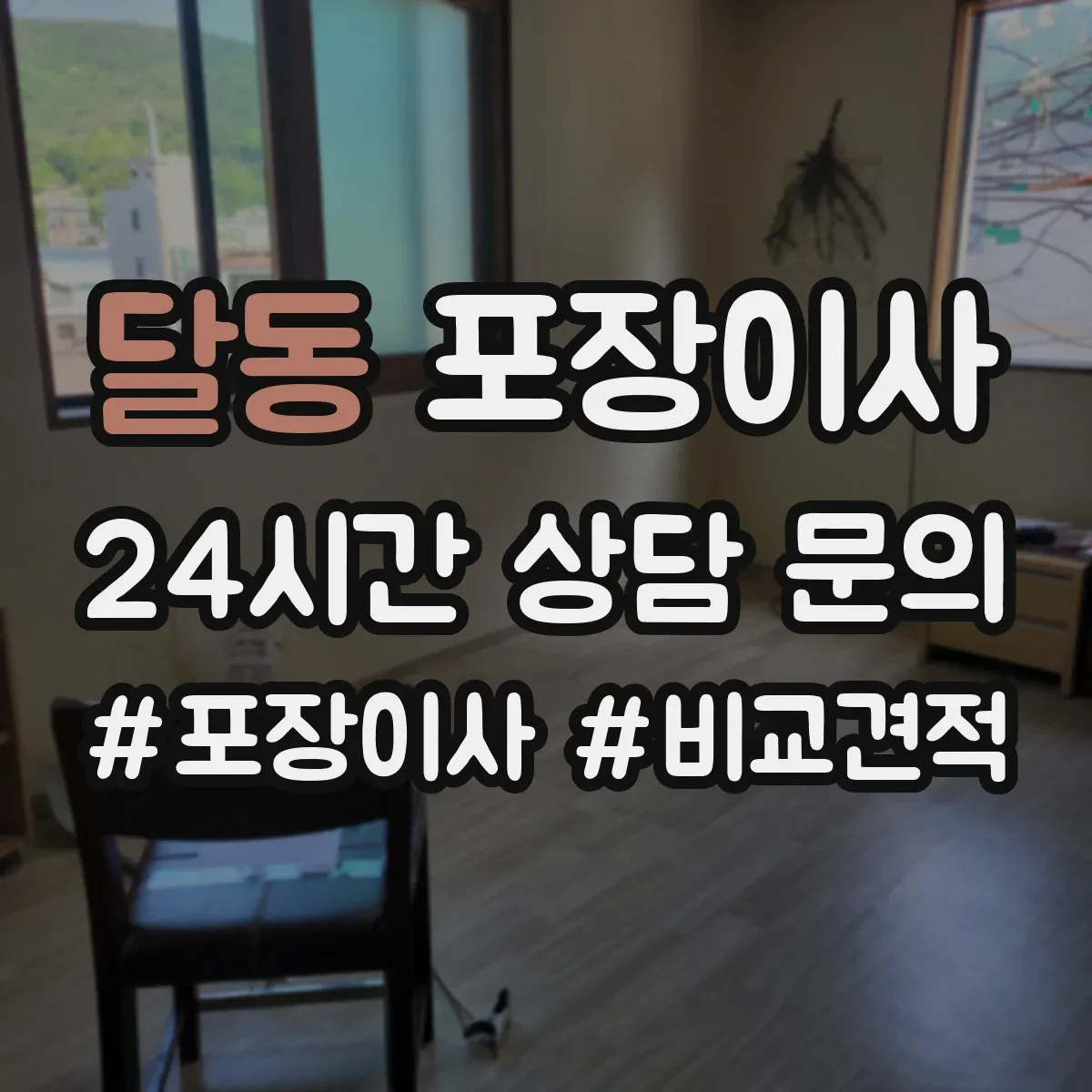 달동 포장이사