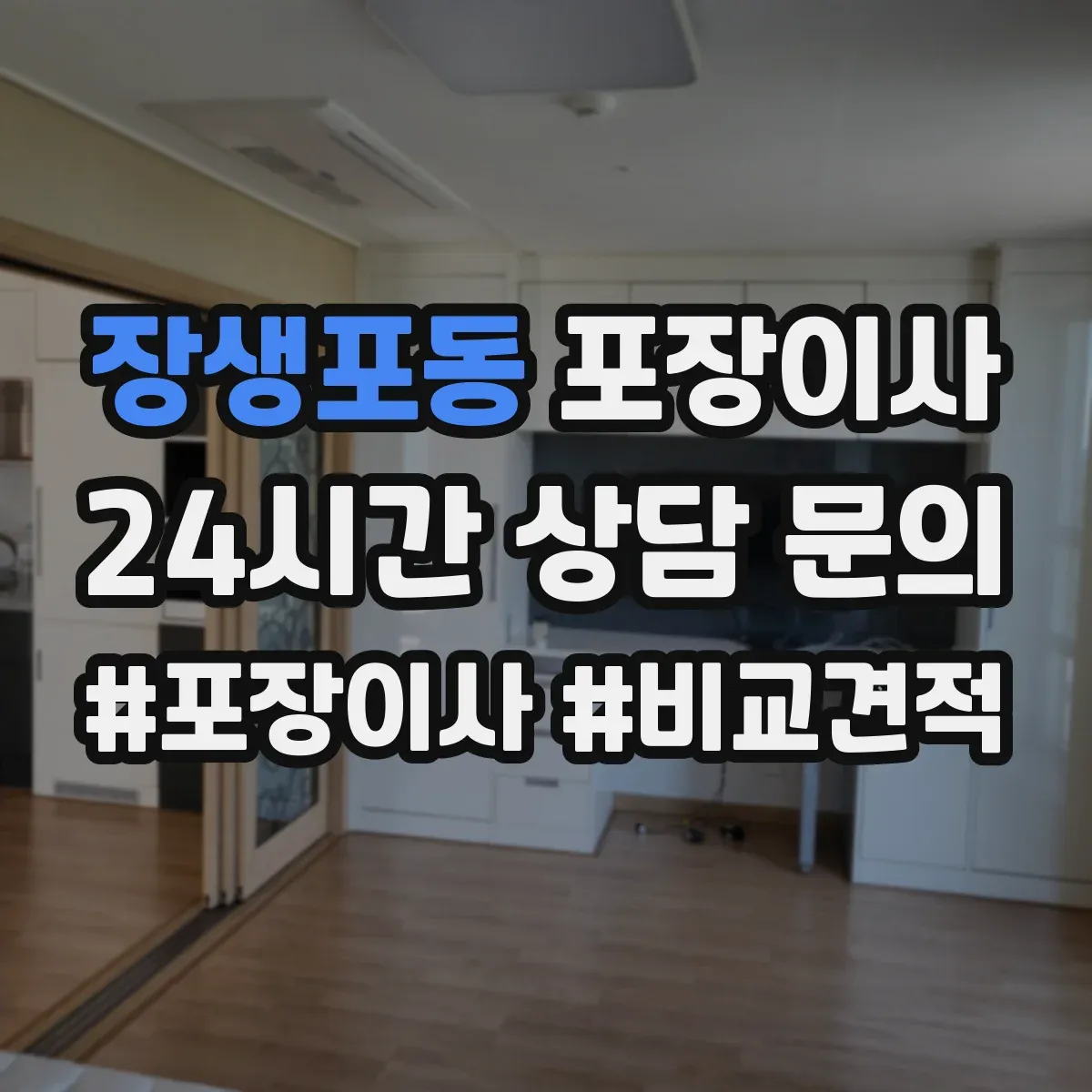 장생포동 포장이사