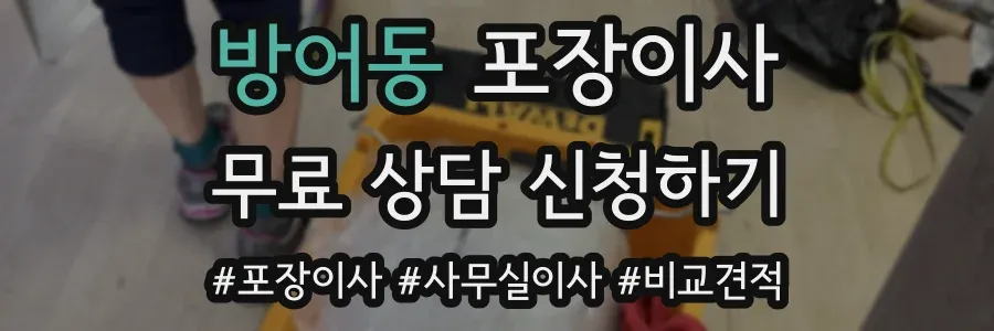 방어동 포장이사
