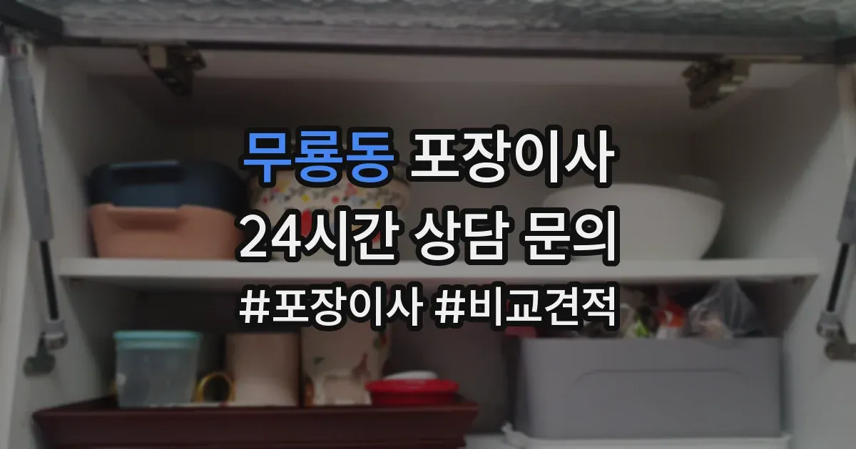 무룡동 포장이사