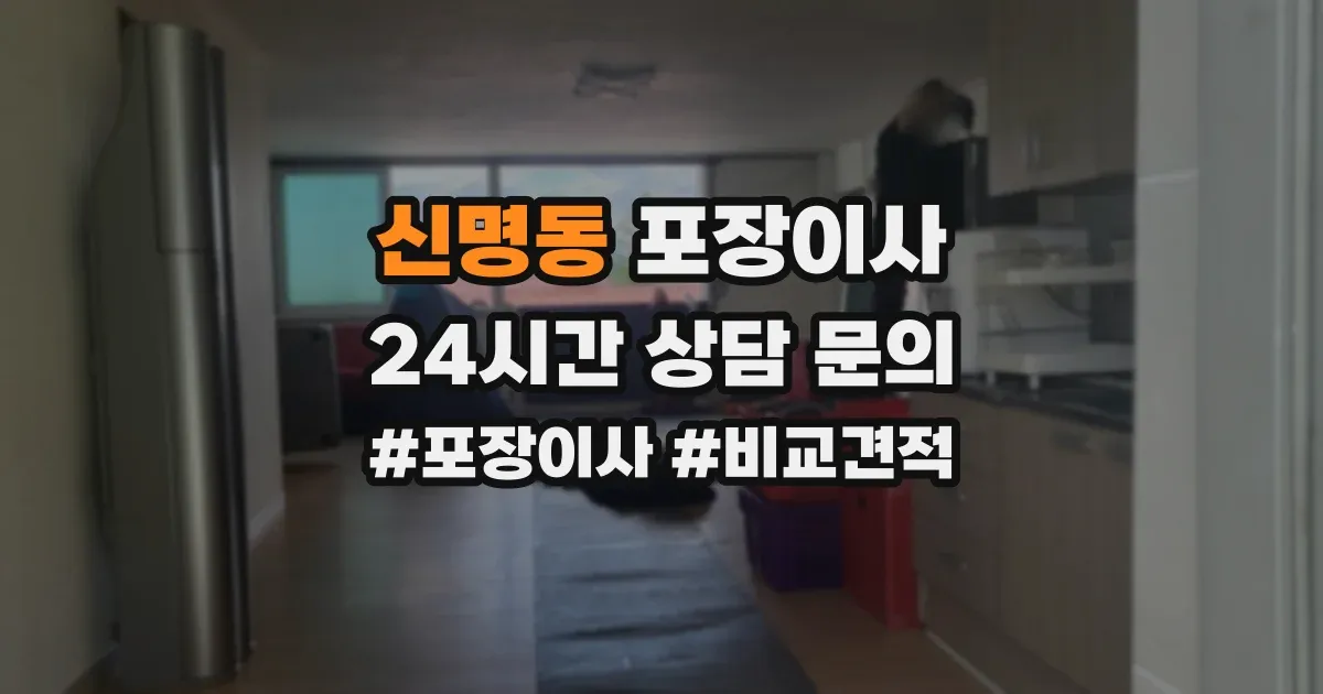 신명동 포장이사