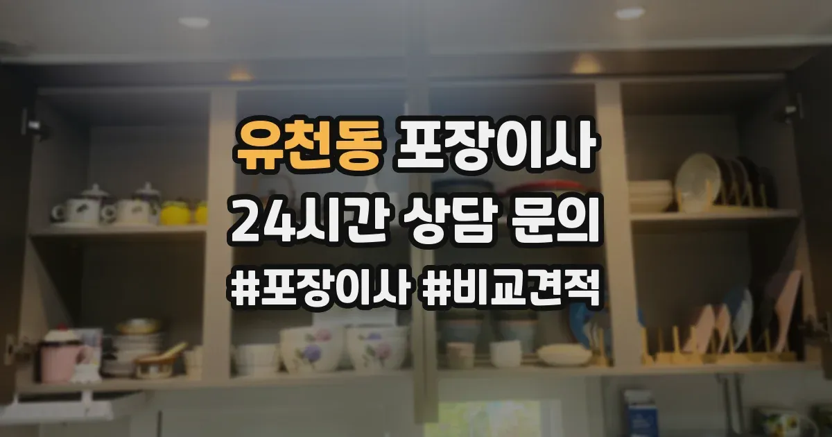 유천동 포장이사