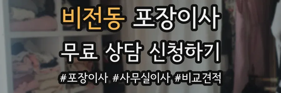 비전동 포장이사