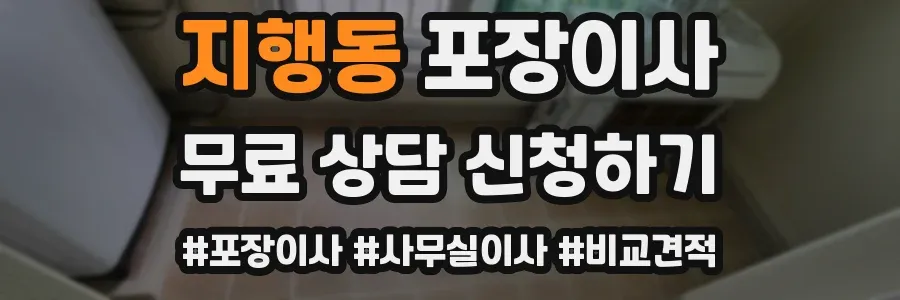 지행동 포장이사