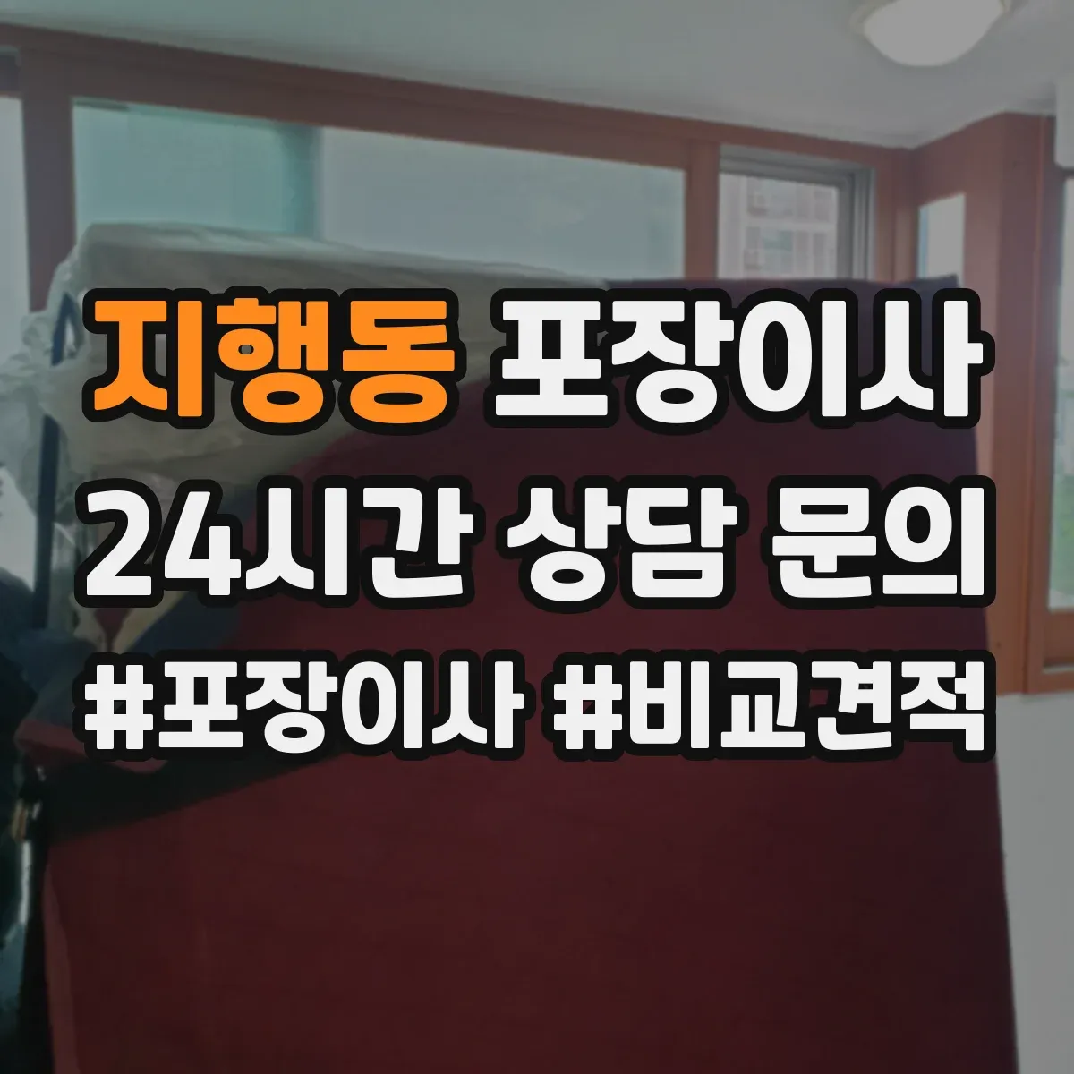 지행동 포장이사