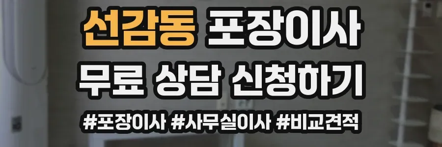 선감동 포장이사