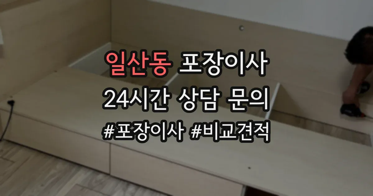 일산동 포장이사
