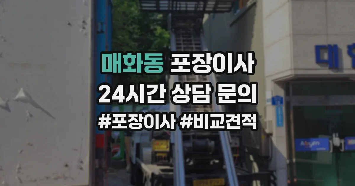 매화동 포장이사