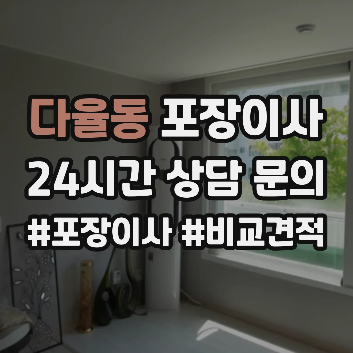 다율동 포장이사